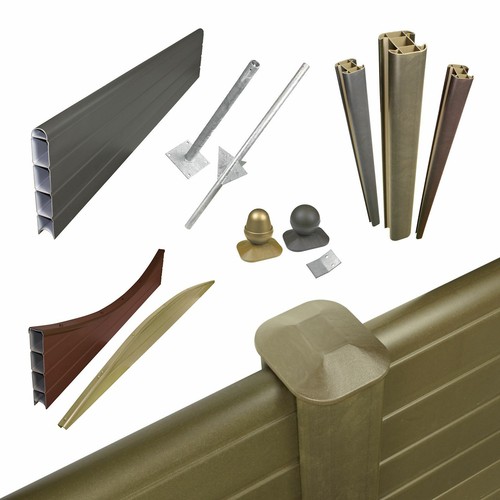 Plastic fence panels composite - plastic,