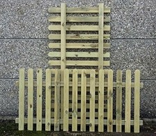 Picket Garden Fence Panels 2 x