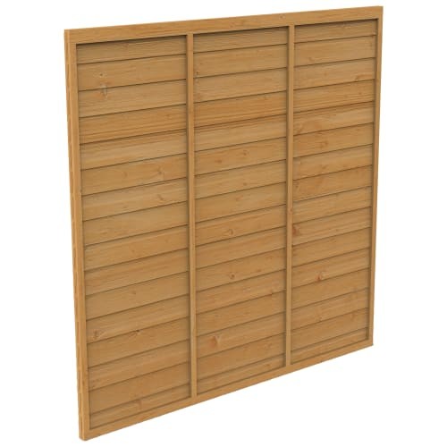 Overlap fence panel 6x6ft - panel, dip