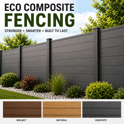 Eco composite fencing - eco, panels